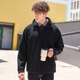 Regatta Heren Thor Bovenkant Anti-Pill Fleece Top (Zwart) - M
