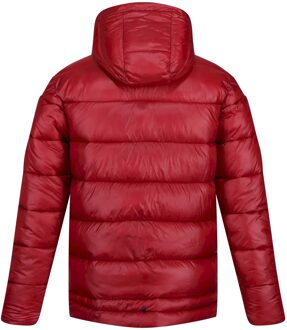 Regatta Heren Toploft II gewatteerde jas met capuchon (Donkerrood)