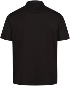 Regatta Heren vochtafvoerend poloshirt Zwart - M
