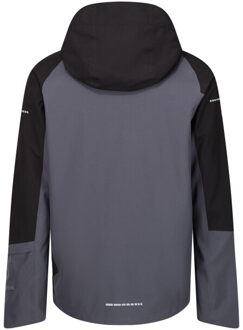 Regatta Heren x-pro beacon contrast detail waterdichte jas - maat XL Grijs
