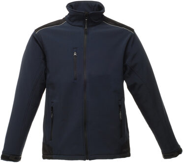 Regatta Heren Zandstorm Slijtvaste Werkkleding Softshell Jas (waterafstotend) (Marine / Zwart) Navy - XL