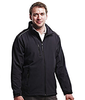 Regatta Heren Zandstorm Slijtvaste Werkkleding Softshell Jas (waterafstotend) (Zwart/Zwart) - M