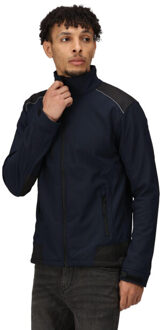 Regatta Heren zandstorm werkkleding softshell jasje Blauw - L