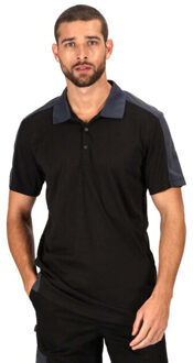 Regatta Herencontrast coolweave polo shirt Zwart - L