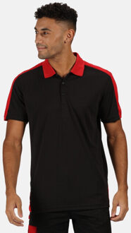 Regatta Herencontrast coolweave polo shirt Zwart - XXXL