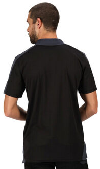 Regatta Herencontrast coolweave polo shirt Zwart