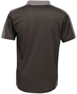 Regatta Herencontrast coolweave polo shirt Zwart
