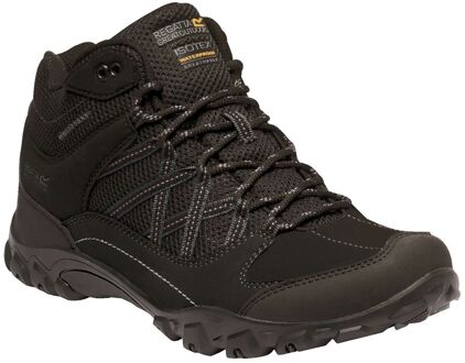 Regatta Herenkant Midden Waterdichte Wandelschoenen (Zwart/Graniet)