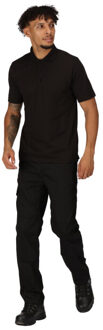 Regatta Herenpolo met korte mouwen Zwart - XXL / XXXL