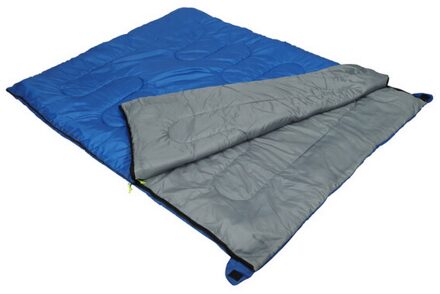 Regatta Huron dubbele 2-persoons rechthoekige slaapzak (Oxford Blauw/Donker Staal) - One Size