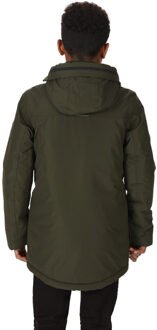 Regatta Jongens Paddrick Waterdichte Ademende Parka Jas Groen