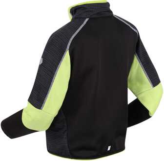 Regatta Juniors Oberon V Softshell Jas in Lime-Zwart Geel/Zwart - 3-4J / 98-104cm