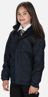 Regatta Kids Unisex Thermoguard Fleece Lined Dover Jacket (Winddicht & Waterdicht) (Marine/Navy)