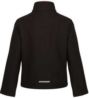 Regatta Kinder/kids 2-laags soft shell-jack Zwart - 104