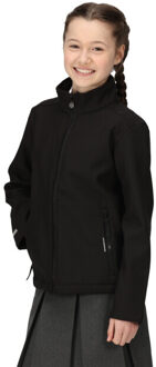 Regatta Kinder/kids 2-laags soft shell-jack Zwart - 116