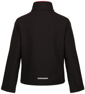 Regatta Kinder/kids 2-laags soft shell-jack Zwart - 116
