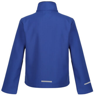 Regatta Kinder/kids a 2 layer soft shell jas - maat 146/152 Blauw