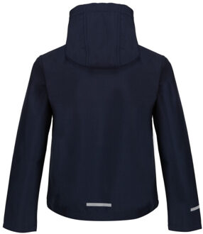 Regatta Kinder/kids a 3 layer hooded soft shell jacket Blauw - 104