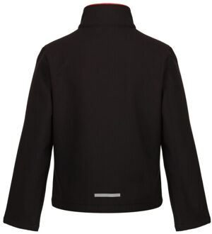 Regatta Kinder/kids ablaze 2 layer soft shell jas - maat 104 Zwart