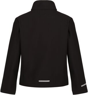Regatta Kinder/Kids Ablaze 2 Layer Soft Shell Jas (Zwart)