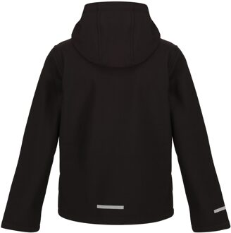 Regatta Kinder/Kids Ablaze 3 Layer Soft Shell Jas (Zwart/Klassiek Rood) - 11-12J / 146-152cm