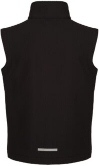 Regatta Kinder/kids ablaze softshell body warmer - maat 104 Zwart