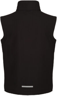 Regatta Kinder/kids ablaze softshell body warmer - maat 116 Zwart