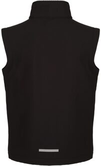 Regatta Kinder/Kids Ablaze Softshell Reflecterend Gilet (Zwart) - 7-8J / 122-128cm