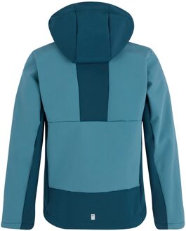 Regatta Kinder/Kids Haydenbury Waterdichte Soft Shell Jas (Stormblauw/Marokkaans Blauw) - maat Middelblauw