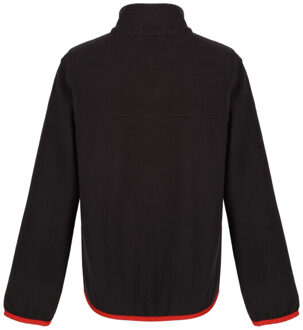 Regatta Kinder/kids microfleece full zip fleecejack Zwart - 146/152