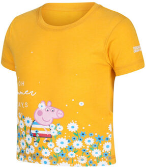 Regatta Kinder/kids peppa pig gebloemd t-shirt Geel - 92