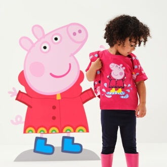 Regatta Kinder/kids peppa pig t-shirt met korte mouwen en opdruk Roze - 86
