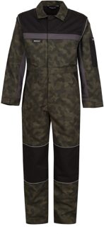 Regatta Kinder/kinder camouflage jumpsuit Groen - 104