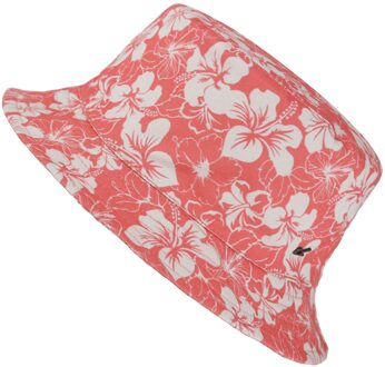 Regatta Kinder/Kinder Crow Bloemen Canvas Emmer Hoed (Schelp Roze)