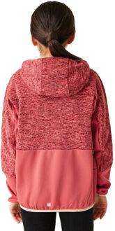 Regatta Kinder/kinder dissolver ix marl full zip fleecejack Rood - 164
