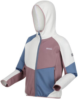 Regatta Kinder/kinder dissolver viii full zip fleecejack Wit - 158