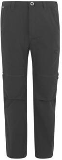 Regatta Kinder/Kinder Highton Stretch Afritsbare Wandelbroek (Donkergrijs) - maat
