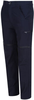 Regatta Kinder/kinder highton stretch afritsbare wandelbroek - maat 158 Blauw