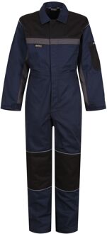 Regatta Kinder/kinder jumpsuit met contrasterende bandplooi Blauw - 104