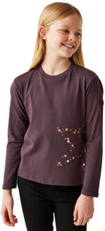 Regatta Kinder/kinder wenbie iii ster t-shirt met lange mouwen Paars - 146/152