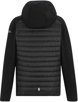 Regatta Kinderen/Kids Andreson Hybride Gewatteerde Jacket (Zwart/Seal Grijs) - maat