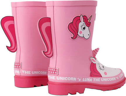 Regatta Kinderen/kids mudplay ii luna de eenhoorn wellington laarzen - maat Roze