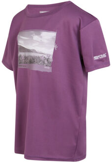 Regatta Kinderen/kinderen alvardo viii foto t-shirt Paars - 104