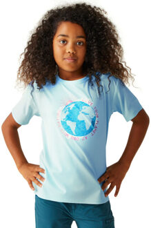 Regatta Kinderen/kinderen alvardo viii grafisch t-shirt Blauw - 164