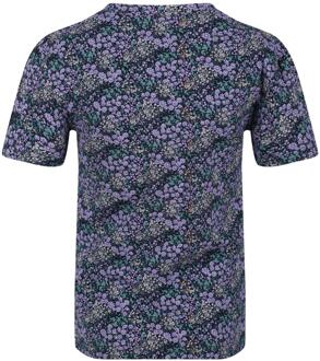 Regatta Kinderen/Kinderen Bosley V Bloemen T-Shirt (Marine) Navy