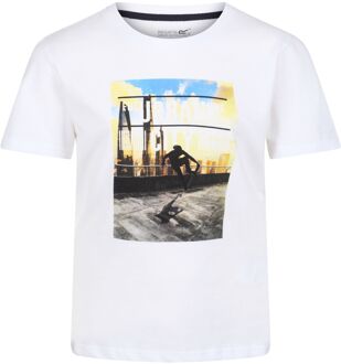 Regatta Kinderen/kinderen bosley v urban city t-shirt Wit - 104
