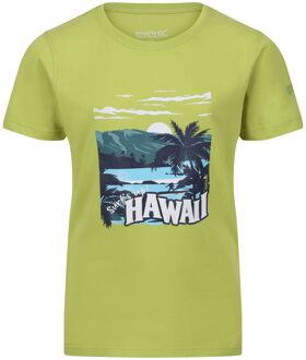 Regatta Kinderen/kinderen bosley vi hawaii t-shirt Groen - 140