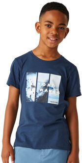 Regatta Kinderen/kinderen bosley vii seaside t-shirt Blauw - 116