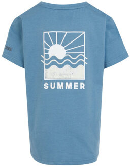 Regatta Kinderen/kinderen bosley vii sunrise t-shirt Blauw - 128