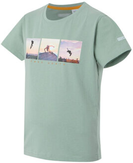 Regatta Kinderen/kinderen bosley viii grafisch t-shirt Groen - 116